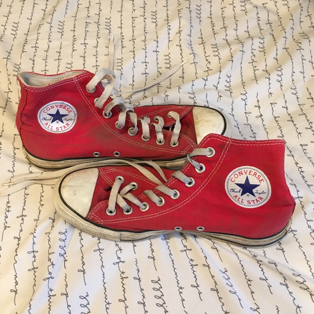 Red Converse- Women’s 9